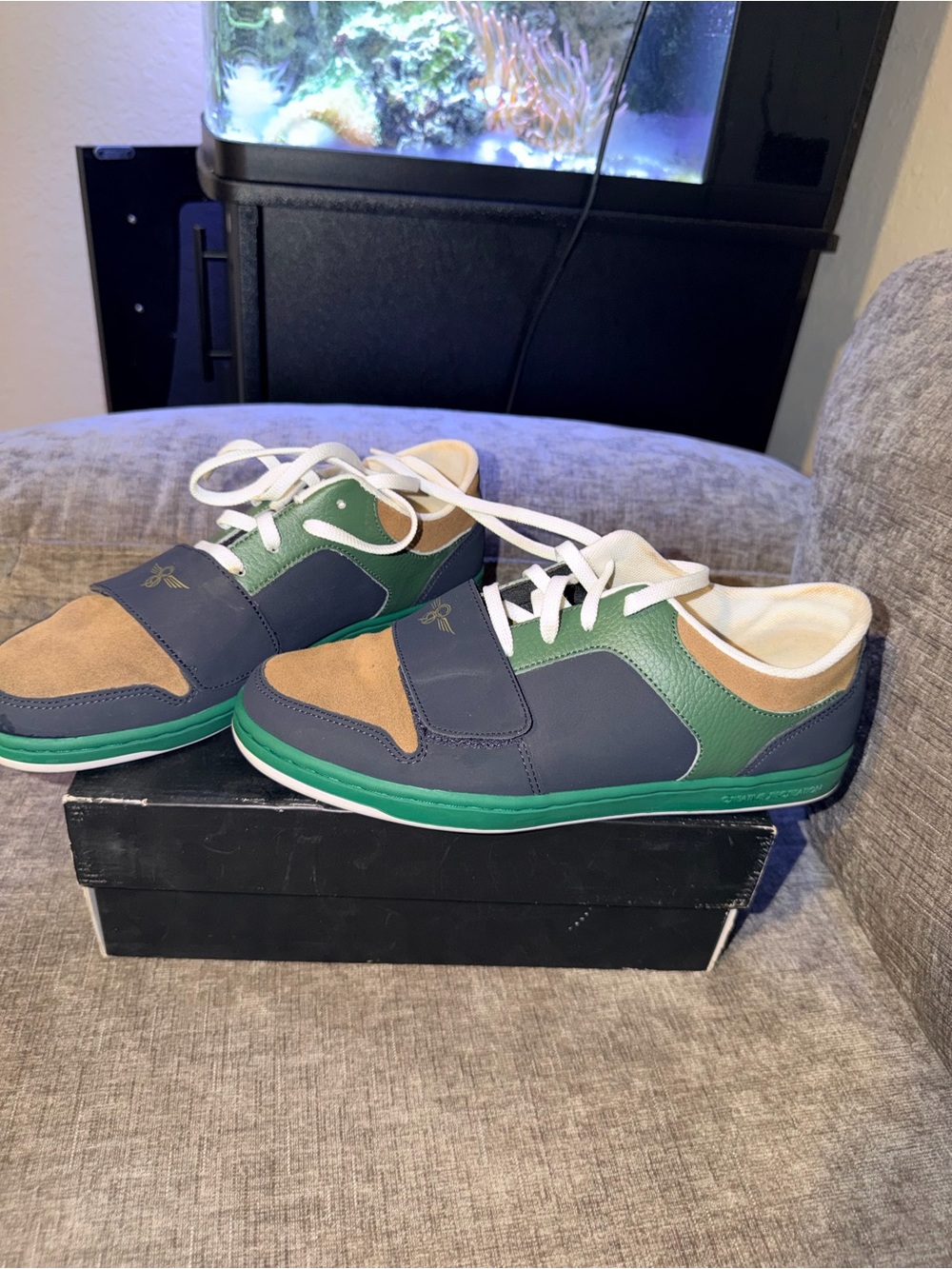 Creative Recreation Cesario Lo Emerald Navy Forest Sneakers Men’s 8.5